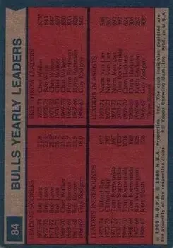 Back of Card #84