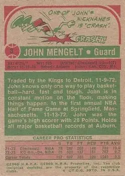 Back of John Mengelt
