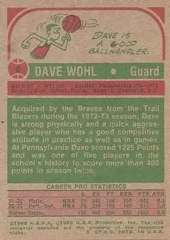 Back of Dave Wohl