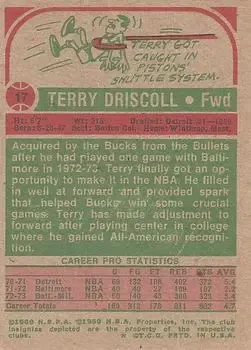 Back of Terry Driscoll