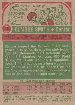 Back of Elmore Smith