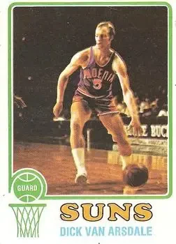 1973-74 Topps #25 Dick Van Arsdale