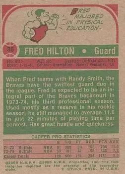 Back of Fred Hilton