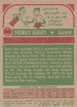 Back of Henry Bibby