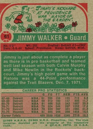 Verso de Jimmy Walker