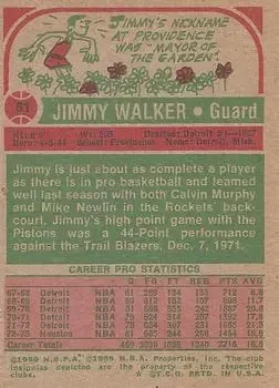 Back of Jimmy Walker