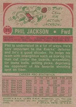 Back of Phil Jackson