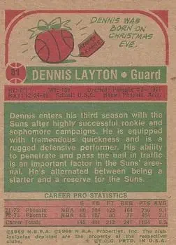 Back of Dennis Layton