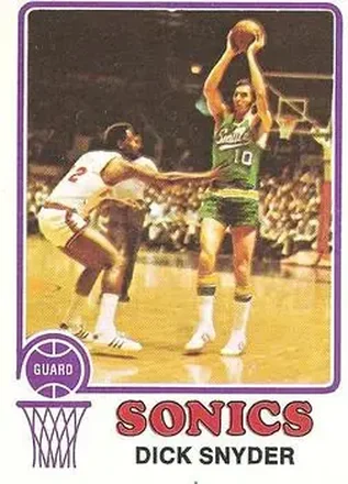 1973-74 Topps #86 Dick Snyder