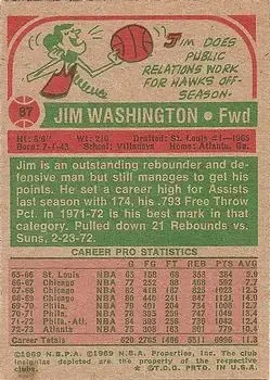 Back of Jim Washington