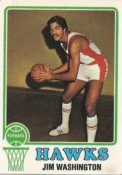 1973-74 Topps #87 Jim Washington