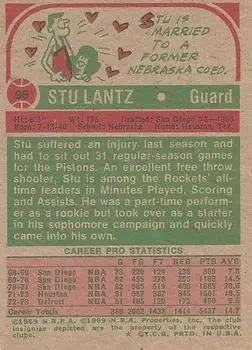 Back of Stu Lantz