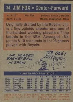 Back of Jim Fox