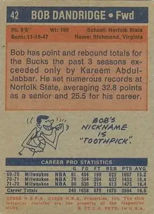 Bob Dandridge back