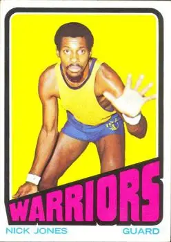 1972-73 Topps #58 Nick Jones