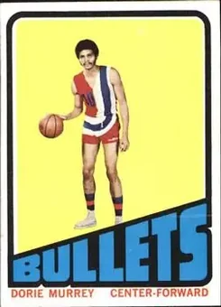 1972-73 Topps #61 - Dorie Murrey - Baltimore Bullets