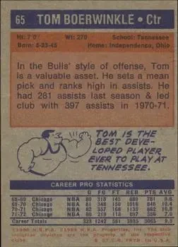 Back of Tom Boerwinkle