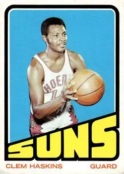1972-73 Topps #72 Clem Haskins