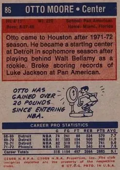 Back of Otto Moore