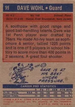 Back of Dave Wohl