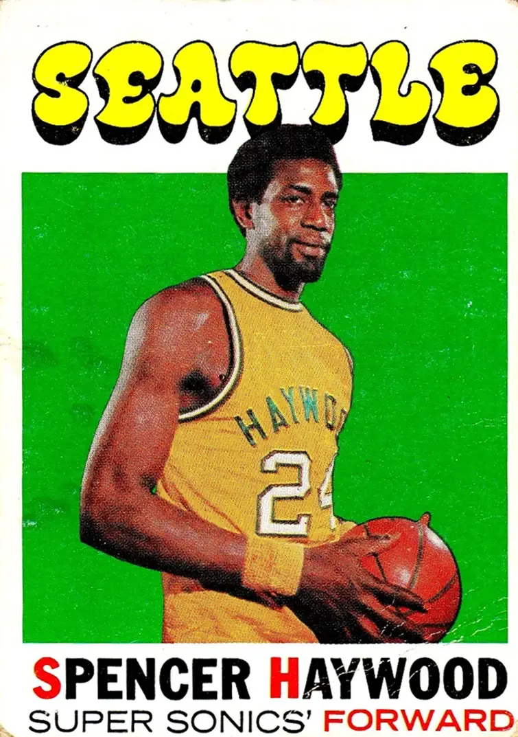 1971-72 Topps #20 Spencer Haywood