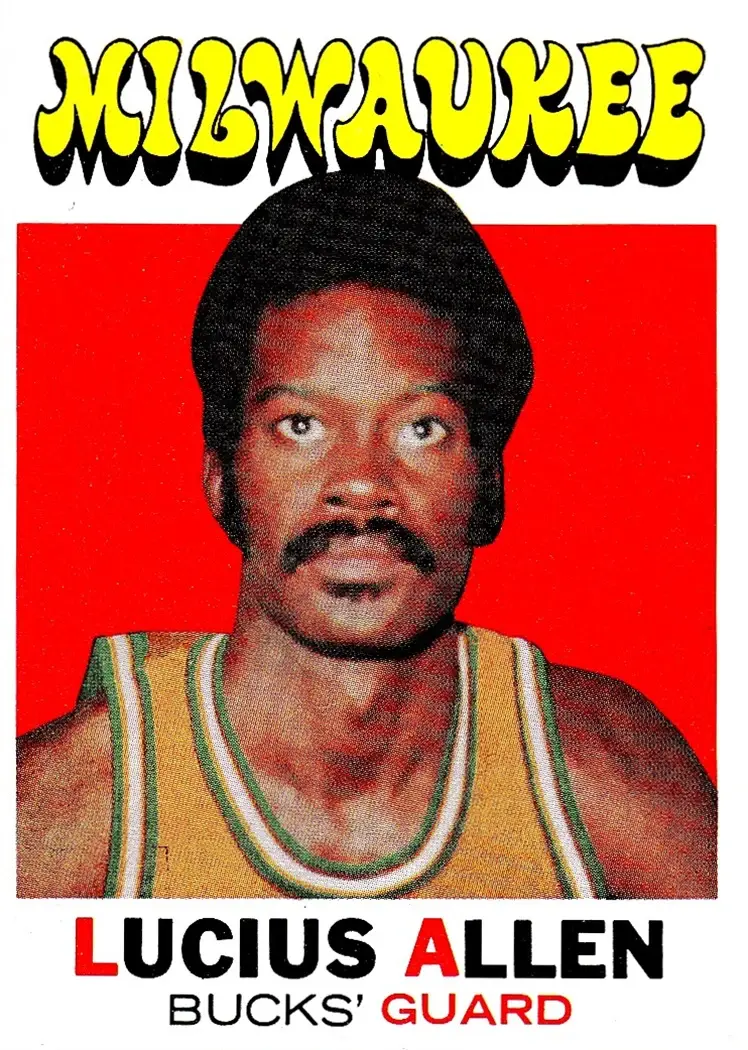 1971-72 Topps #27 Lucius Allen