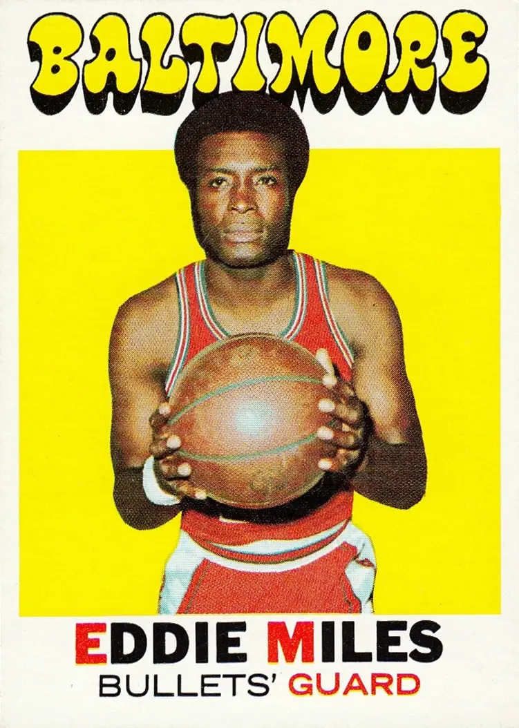 1971-72 Topps #44 Eddie Miles