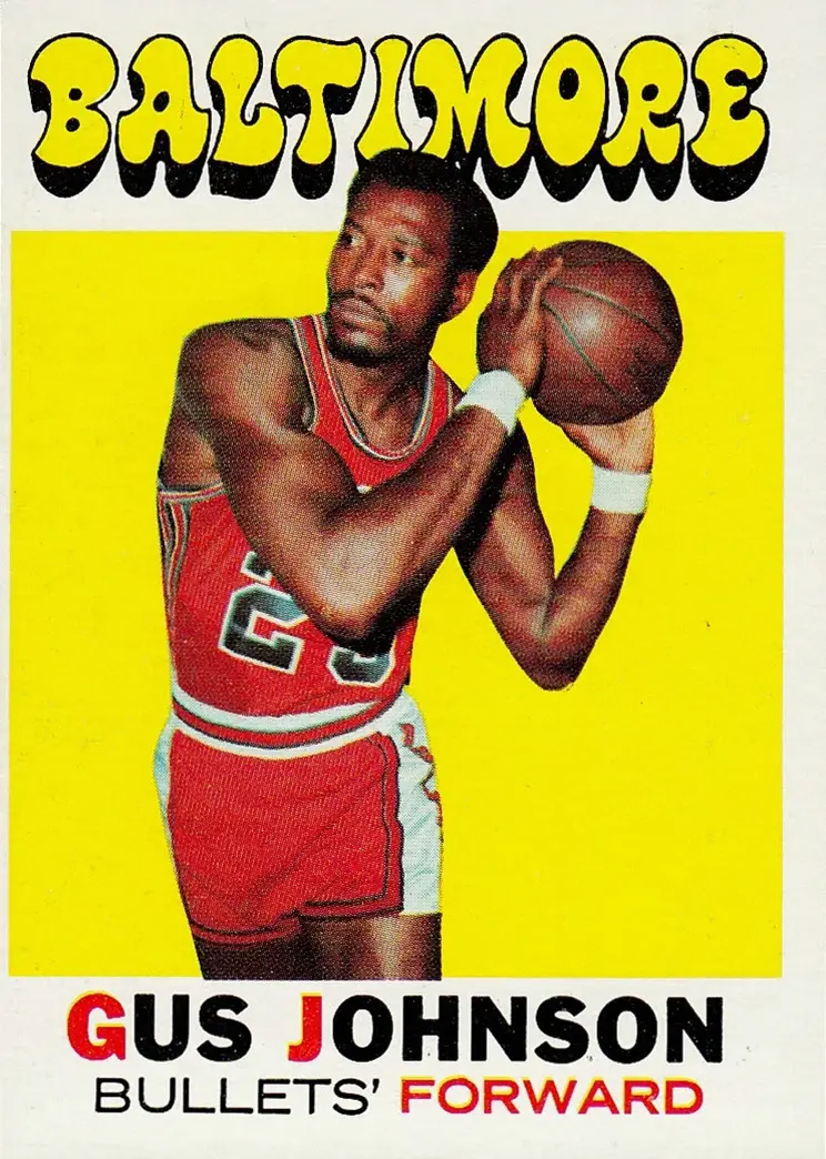 1971-72 Topps #77 Gus Johnson