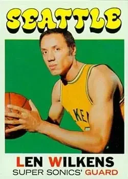 Front of Lenny Wilkens