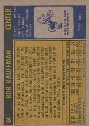 Bob Kauffman back