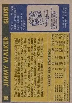 Jimmy Walker back