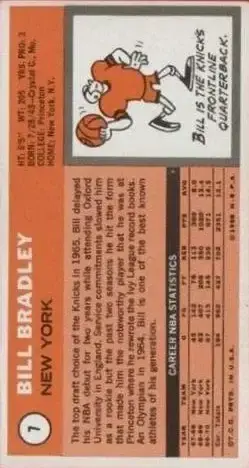Back of Bill Bradley