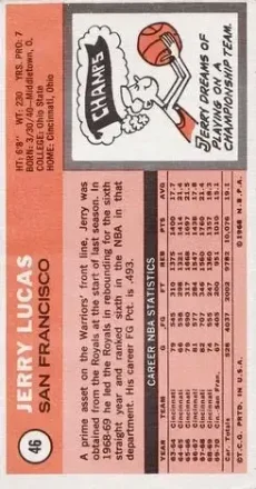 Jerry Lucas Rückseite