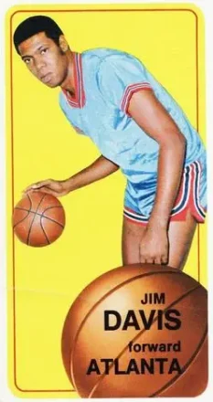 1970-71 Topps #54 - Jim Davis - Atlanta Hawks 1970-71 Topps #54 - Jim Davis - Atlanta Hawks