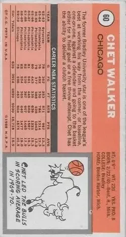 Back of Chet Walker