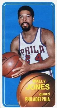 1970-71 Topps #83 - Wally Jones - Philadelphia 76ers