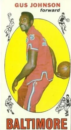 1969-70 Topps #12 Gus Johnson