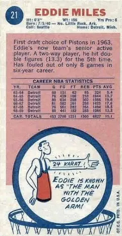 Back of Eddie Miles