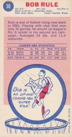 Back of Bob Rule