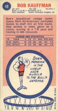 Back of Bob Kauffman