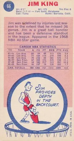 Back of Jim King