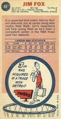 Back of Jim Fox