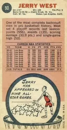 Verso de Jerry West