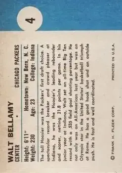 Back of Walt Bellamy