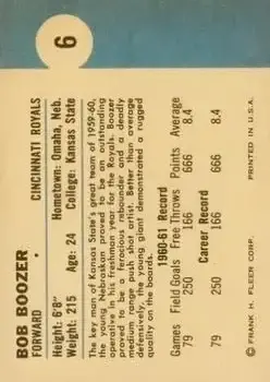Back of Bob Boozer