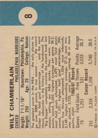 Wilt Chamberlain back
