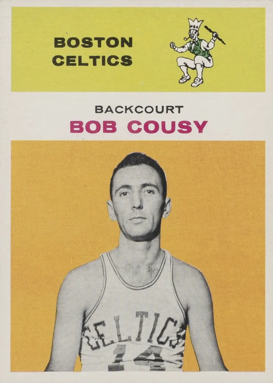 1961-62 Fleer #10 Bob Cousy