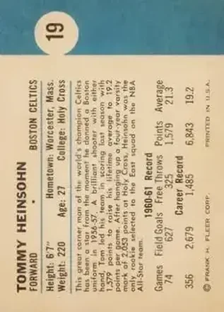 Tom Heinsohn Rückseite