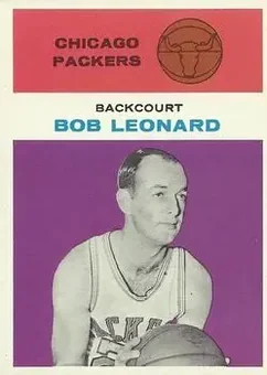 1961-62 Fleer #28 - Bobby Leonard - Chicago Packers 1961-62 Fleer #28 - Bobby Leonard - Chicago Packers