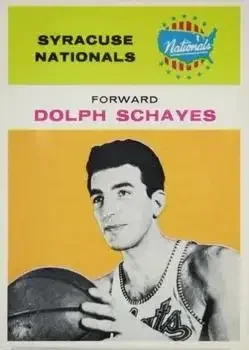 1961-62 Fleer #39 Dolph Schayes